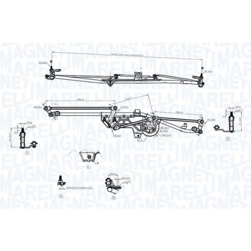 MAGNETI MARELLI Wischergest&auml;nge 085570752010