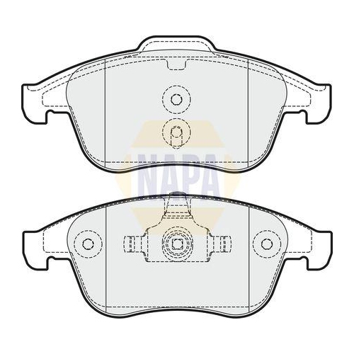 NAPA Bremsbelagsatz, Scheibenbremse NAPA NBP1266