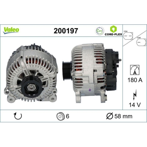 VALEO Generator VALEO CORE-FLEX 200197