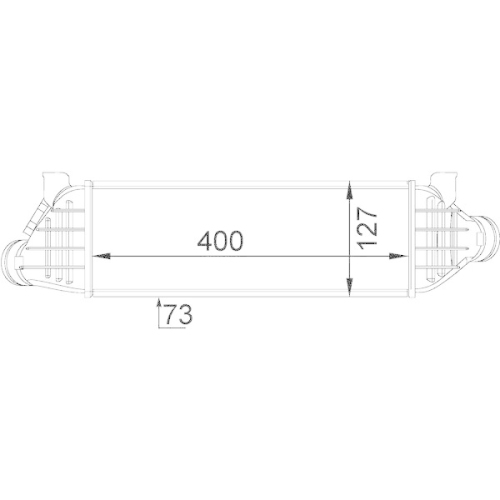 MAHLE Ladeluftk&uuml;hler BEHR CI 204 000S