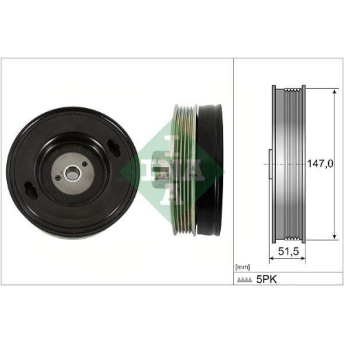 Schaeffler INA Riemenscheibe, Kurbelwelle 544 0509 10