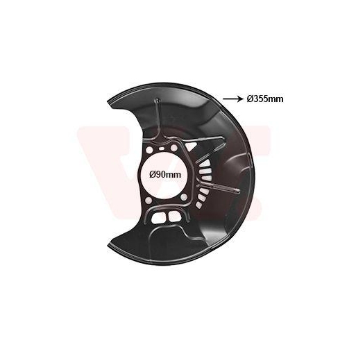 VAN WEZEL Spritzblech, Bremsscheibe 5474371