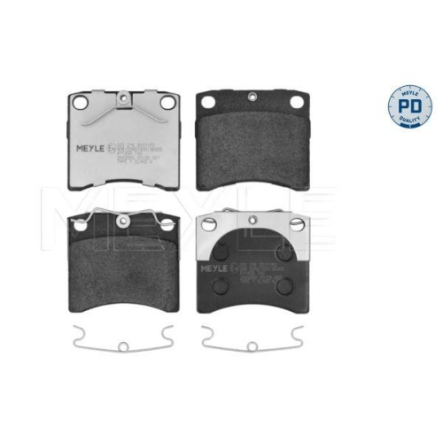 MEYLE Bremsbelagsatz, Scheibenbremse MEYLE-PD: Advanced performance and design. 025 216 3517/PD
