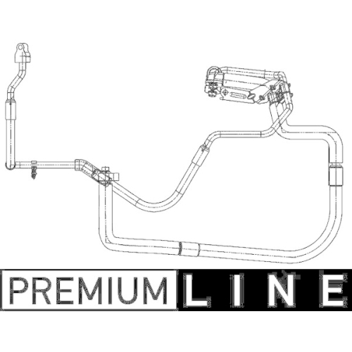MAHLE Hochdruck-/Niederdruckleitung, Klimaanlage BEHR *** PREMIUM LINE *** AP 110 000P