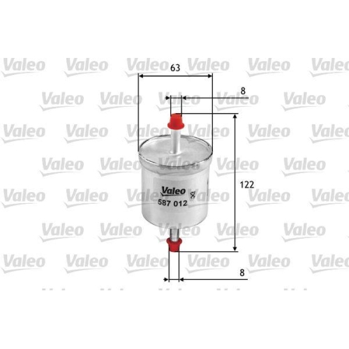 VALEO Kraftstofffilter 587012