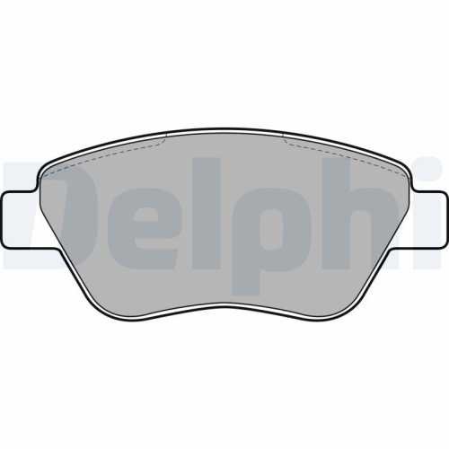 DELPHI Bremsbelagsatz, Scheibenbremse LP1899