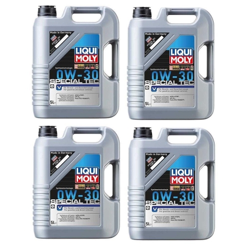 Liqui Moly Special Tec V 0W-30 20-Liter 4-Kanister Motoröl, Art-Nr. 3769