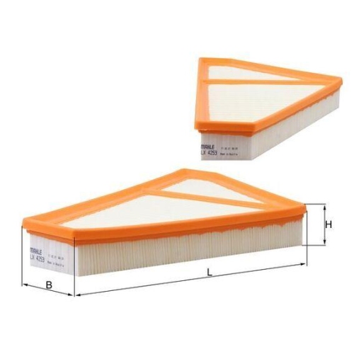 MAHLE Luftfilter LX 4253