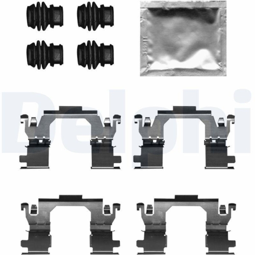 DELPHI Zubehörsatz, Scheibenbremsbelag LX0709