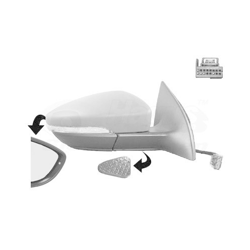 VAN WEZEL Au&szlig;enspiegel * HAGUS * 5841818