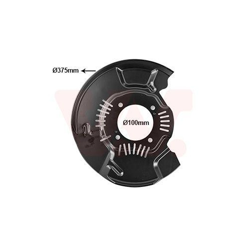 VAN WEZEL Spritzblech, Bremsscheibe 5482371