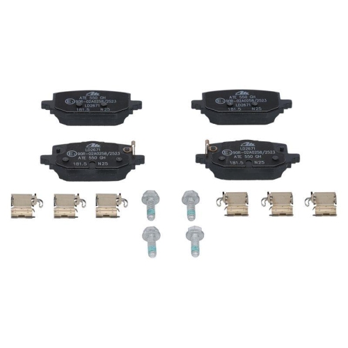 ATE Bremsbelagsatz, Scheibenbremse ATE Ceramic 13.0470-2671.2