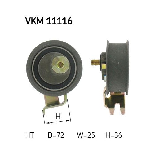 SKF Spannrolle, Zahnriemen VKM 11116
