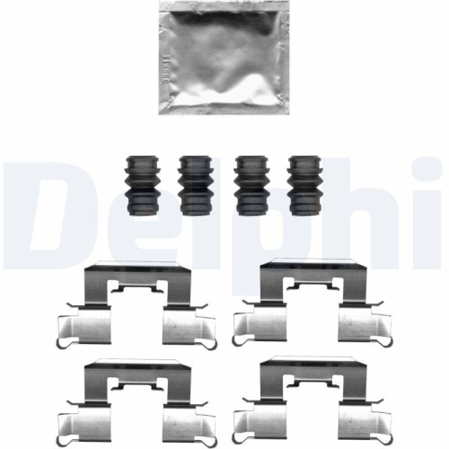 DELPHI Zubeh&ouml;rsatz, Scheibenbremsbelag LX0710