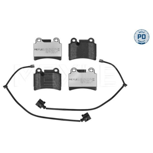 MEYLE Bremsbelagsatz, Scheibenbremse MEYLE-PD: Advanced performance and design. 025 240 9717/PD