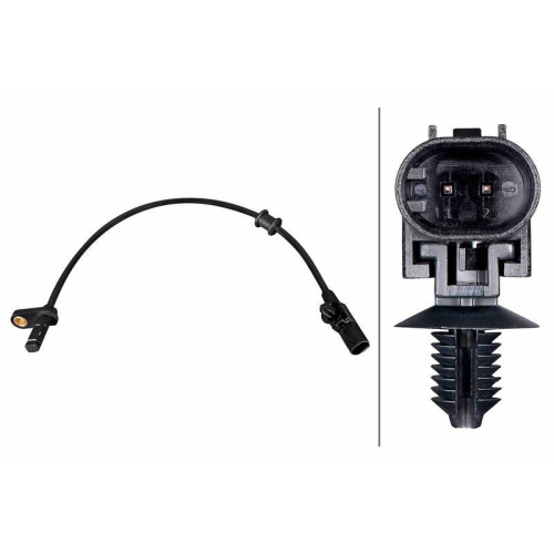 HELLA Sensor, Raddrehzahl 6PU 358 216-491