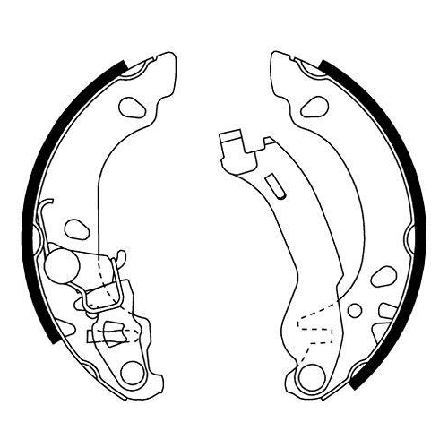 PAGID Bremsbackensatz H9640N