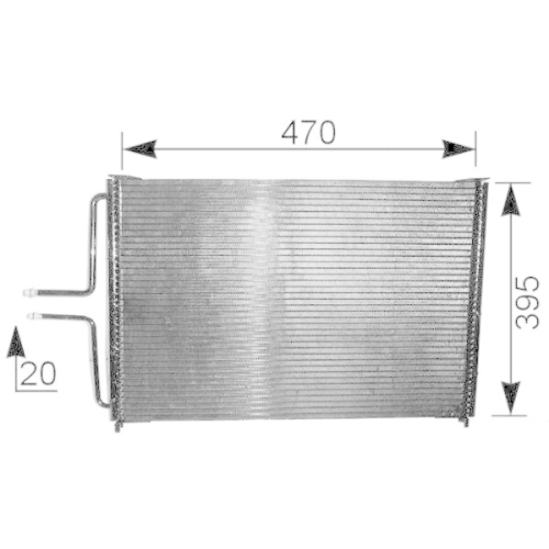 MAHLE Kondensator, Klimaanlage BEHR AC 222 000S