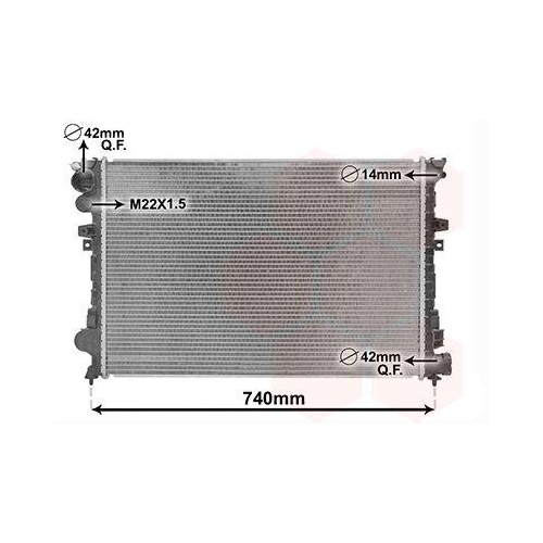 VAN WEZEL K&uuml;hler, Motork&uuml;hlung 09002079
