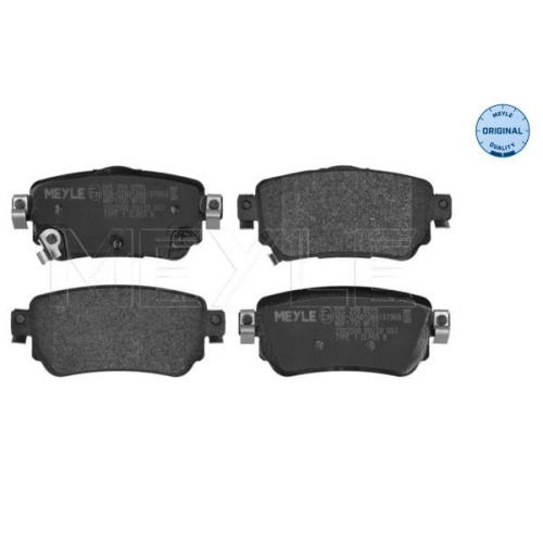 MEYLE Bremsbelagsatz, Scheibenbremse MEYLE-ORIGINAL: True to OE. 025 259 6515