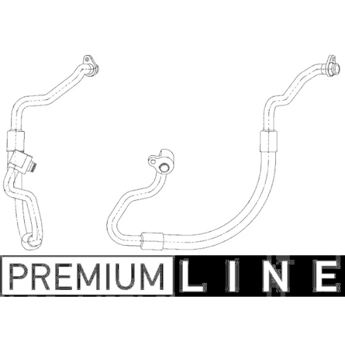 MAHLE Niederdruckleitung, Klimaanlage BEHR *** PREMIUM LINE *** AP 129 000P