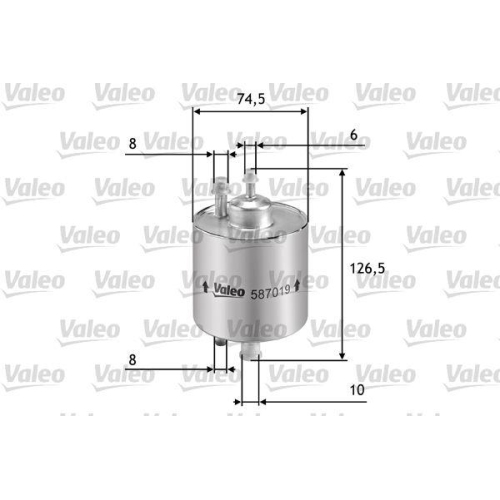 VALEO Kraftstofffilter 587019