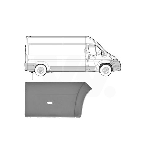 VAN WEZEL Zier-/Schutzleiste, Seitenwand 0983420