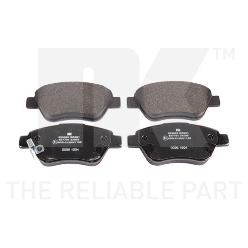 NK Bremsbelagsatz, Scheibenbremse 223635