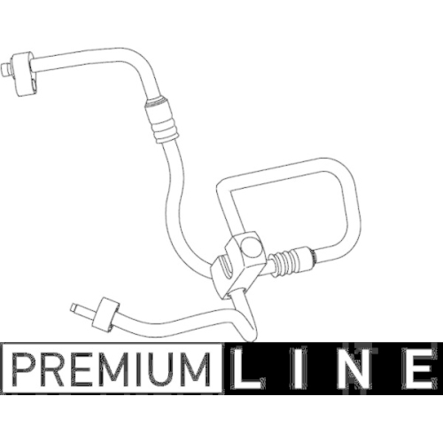 MAHLE Hochdruck-/Niederdruckleitung, Klimaanlage BEHR *** PREMIUM LINE *** AP 66 000P