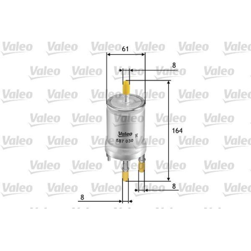 VALEO Kraftstofffilter 587030