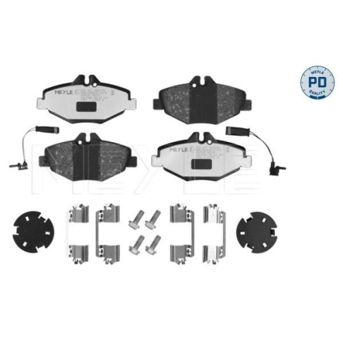 MEYLE Bremsbelagsatz, Scheibenbremse MEYLE-PD: Advanced performance and design. 025 237 4320/PD