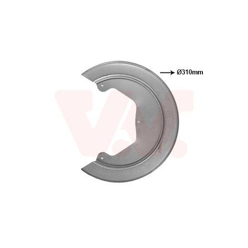 VAN WEZEL Spritzblech, Bremsscheibe 2815374