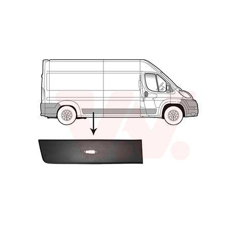VAN WEZEL Zier-/Schutzleiste, Seitenwand 0982418