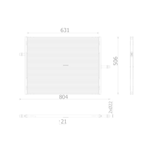 MAHLE Niedertemperaturkühler, Ladeluftkühler BEHR *** PREMIUM LINE *** CIR 40 000P