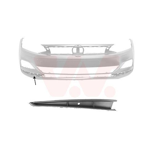 VAN WEZEL Lüftungsgitter, Stoßfänger