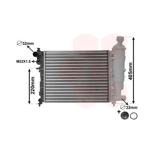 VAN WEZEL K&uuml;hler, Motork&uuml;hlung *** IR PLUS *** 09002115