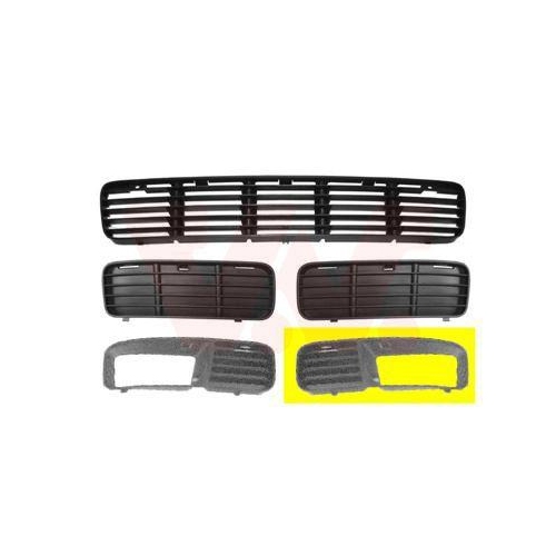 VAN WEZEL L&uuml;ftungsgitter, Sto&szlig;f&auml;nger ** Equipart ** 5826593