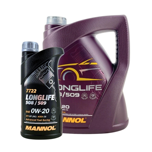 Motor&ouml;l Motoren&ouml;l Mannol Longlife 508/509 0W-20 6 Liter Kanister MN7722