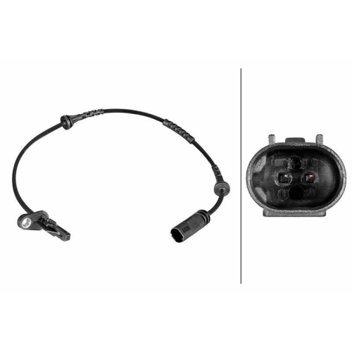 HELLA Sensor, Raddrehzahl 6PU 358 216-551