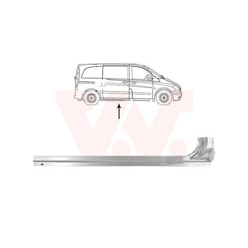 VAN WEZEL Einstiegsblech