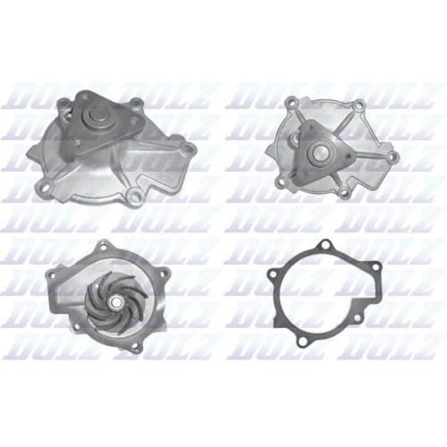 DOLZ Wasserpumpe, Motork&uuml;hlung