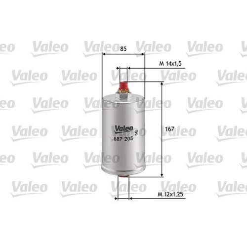VALEO Kraftstofffilter 587205
