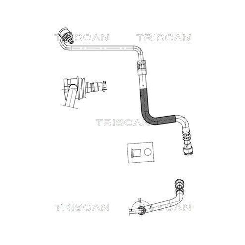 TRISCAN Hydraulikschlauch, Lenkung 8516 11040
