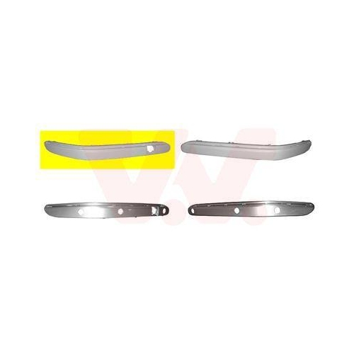VAN WEZEL Zier-/Schutzleiste, Sto&szlig;f&auml;nger ** Equipart ** 3032582