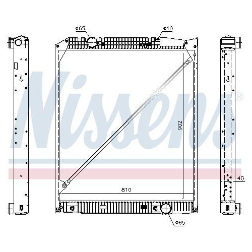 NISSENS Kühler, Motorkühlung 62653A