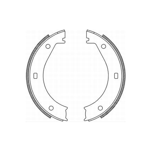 ABE Bremsbackensatz, Feststellbremse CRB005ABE