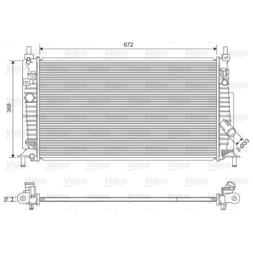 VALEO K&uuml;hler, Motork&uuml;hlung 701613