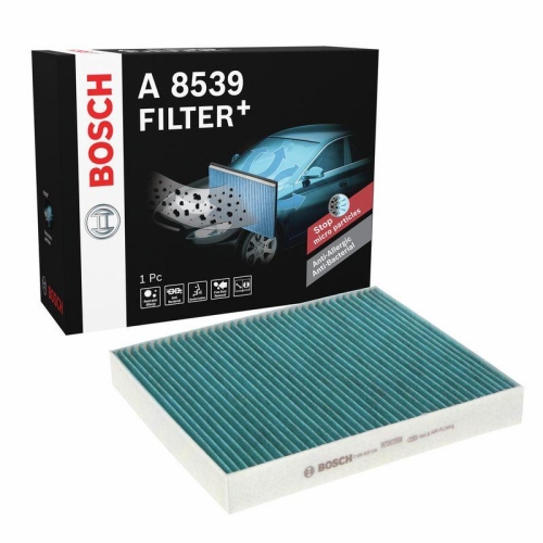 BOSCH Filter, Innenraumluft FILTER+ 0 986 628 539
