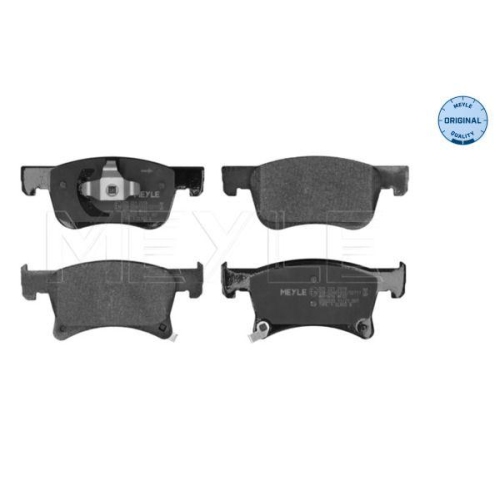 MEYLE Bremsbelagsatz, Scheibenbremse MEYLE-ORIGINAL: True to OE. 025 221 2318