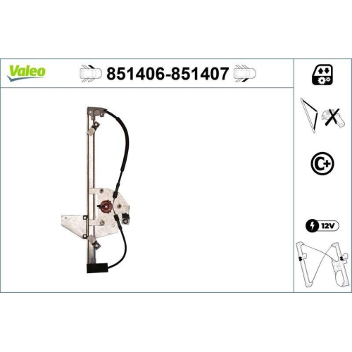 VALEO Fensterheber 851406